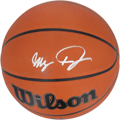 Victor Wembanyama & Giannis Antetokounmpo Autographed Wilson Official Game Basketball 