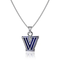 Dayna Designs Villanova Wildcats Petit collier pendentif en émail