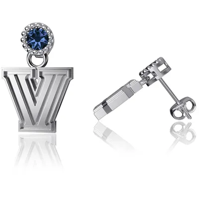 Dayna Designs Villanova Wildcats Boucles d'oreilles halo en argent