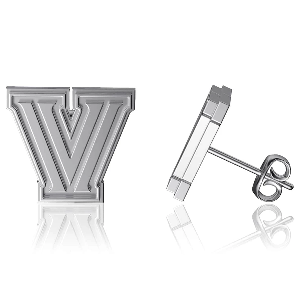 Dayna Designs Villanova Wildcats Boucles d'oreilles en argent avec logo de l'équipe