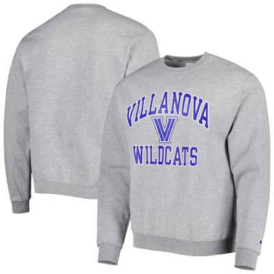 Sweat-shirt Champion Heather Grey Villanova Wildcats High Motor pour homme