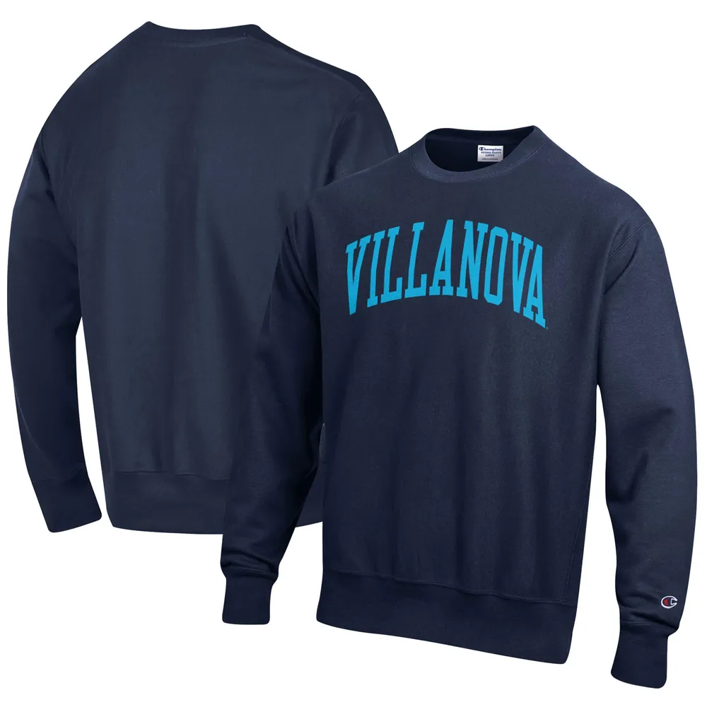 Chandail à enfiler armure inversée Villanova Wildcats Arch Champion pour homme, bleu marine