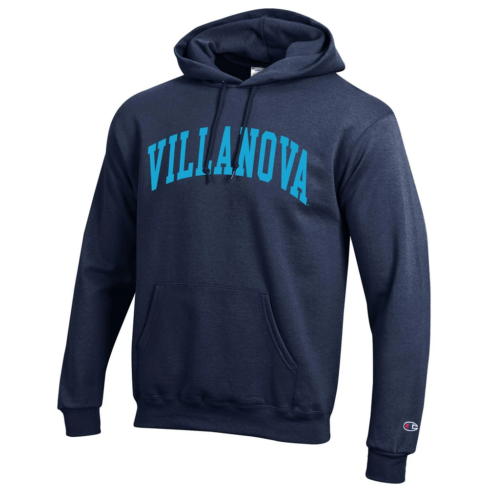 Sweat à capuche en polaire Basic Arch pour homme Champion Navy Villanova Wildcats