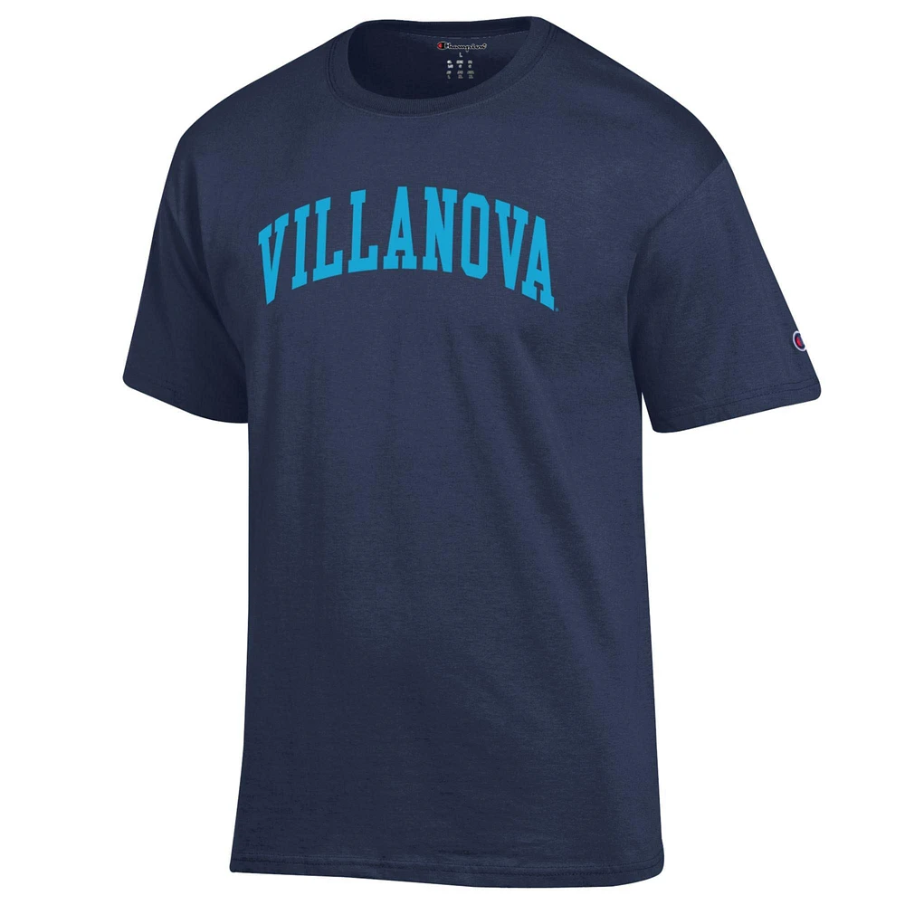Men's Champion  Navy Villanova Wildcats Basic Arch T-Shirt