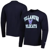 Men's Champion Navy Villanova Wildcats High Motor Long Sleeve T-Shirt