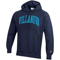 Men's Champion Navy Villanova Wildcats Team Arch Reverse Weave Pullover Hoodie