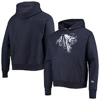 Men's Champion Navy Villanova Wildcats Vault Logo Reverse Weave Pullover Hoodie