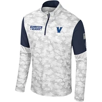 Men's Colosseum  Camo Villanova Wildcats OHT Military Appreciation Tomahawk Quarter-Zip Windshirt