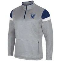 Veste de bingo à quart zip Villanova Wildcats gris Colosseum pour hommes