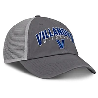Casquette ajustable Fanatics Charcoal Villanova Wildcats Ionic Trucker pour hommes