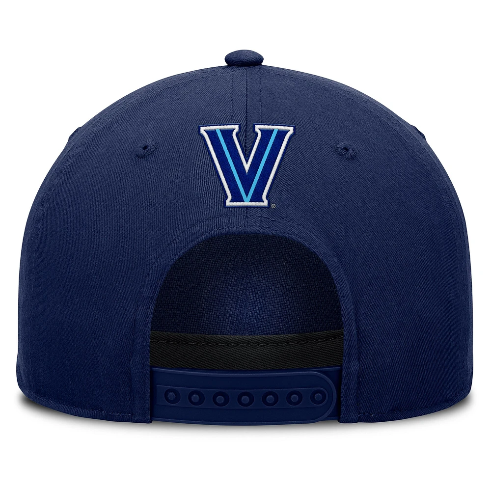 Casquette ajustable en corde pour balle fausse Fanatics pour homme, bleu marine, Villanova Wildcats