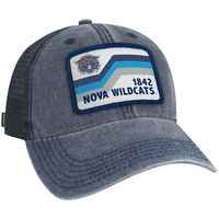 Men's Navy Villanova Wildcats Sun & Bars Dashboard Trucker Snapback Hat