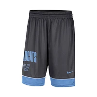 Men's Nike Charcoal/Light Blue Villanova Wildcats Performance Fast Break Shorts