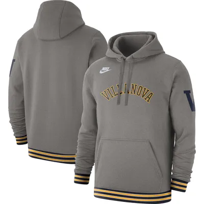 Villanova Wildcats Nike Retro Pullover Hoodie - Heathered Gray