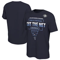 T-shirt pour homme Nike Villanova Wildcats 2022 NCAA Tournoi de basket-ball March Madness Final Four Regional Champions Locker Room - Bleu marine