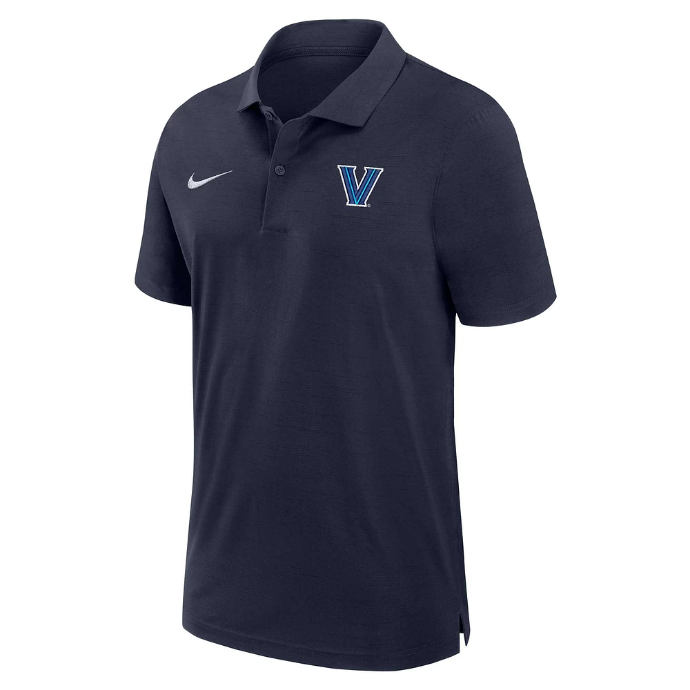 Polo Nike bleu marine Villanova Wildcats 2024 Sideline Coaches Performance pour homme