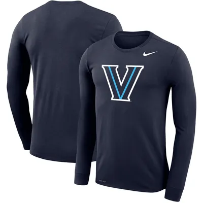 T-shirt à manches longues Nike Villanova Wildcats Big & Tall Primary Logo Legend Performance pour homme - Bleu marine