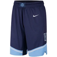 Short de basket-ball Nike Villanova Wildcats Replica Team pour homme, bleu marine