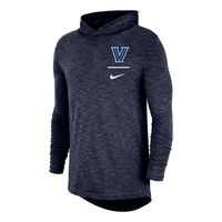 Men's Nike Navy Villanova Wildcats Slub Performance Long Sleeve Hoodie T-Shirt