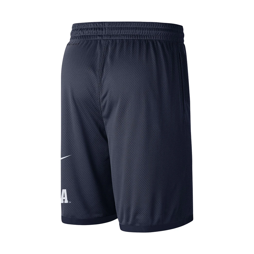 Short Nike Villanova Wildcats Wordmark Performance pour homme - Bleu marine