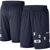 Short Nike Villanova Wildcats Wordmark Performance pour homme - Bleu marine