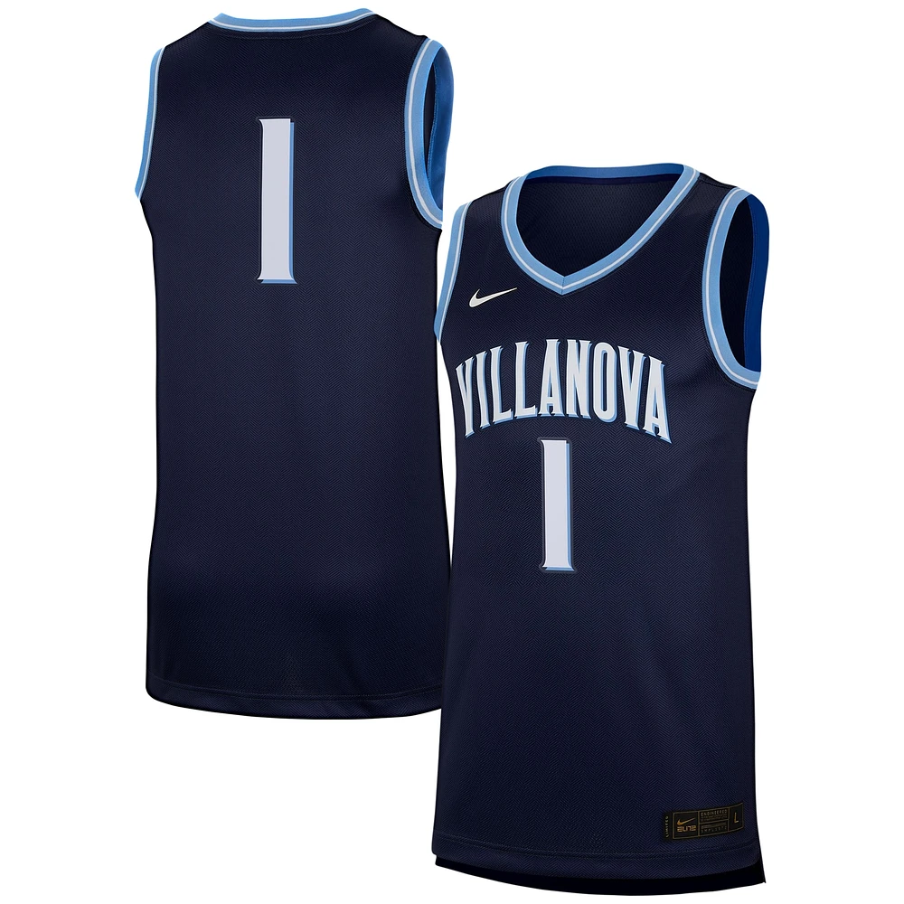 Maillot Nike #1 pour hommes, réplique des Wildcats de Villanova