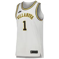 Men's Nike #1 White Villanova Wildcats Replica Basketball Jersey