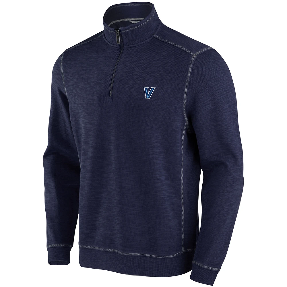 Veste Tommy Bahama Marine Villanova Wildcats Sport Tobago Bay Tri-Blend Half-Zip pour homme