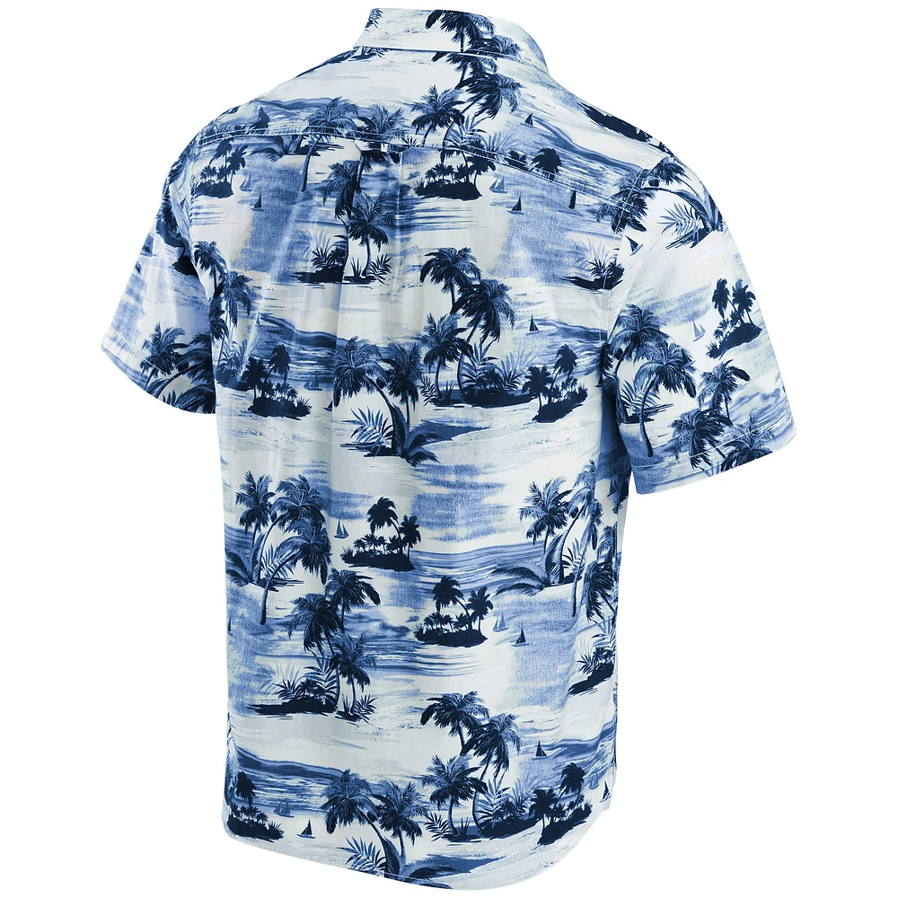 Chemise boutonnée Tommy Bahama Texas Navy Villanova Wildcats Tropical Horizons pour hommes