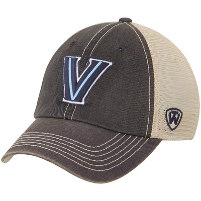 Men's Top of the World Black/Cream Villanova Wildcats Offroad Trucker Hat