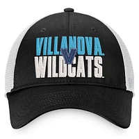 Men's Top of the World Black/White Villanova Wildcats Stockpile Trucker Snapback Hat