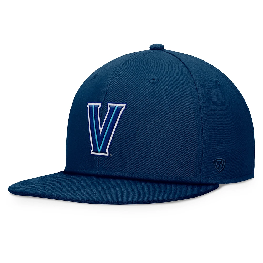 Men's Top of the World Navy Villanova Wildcats Fundamental Snapback Hat