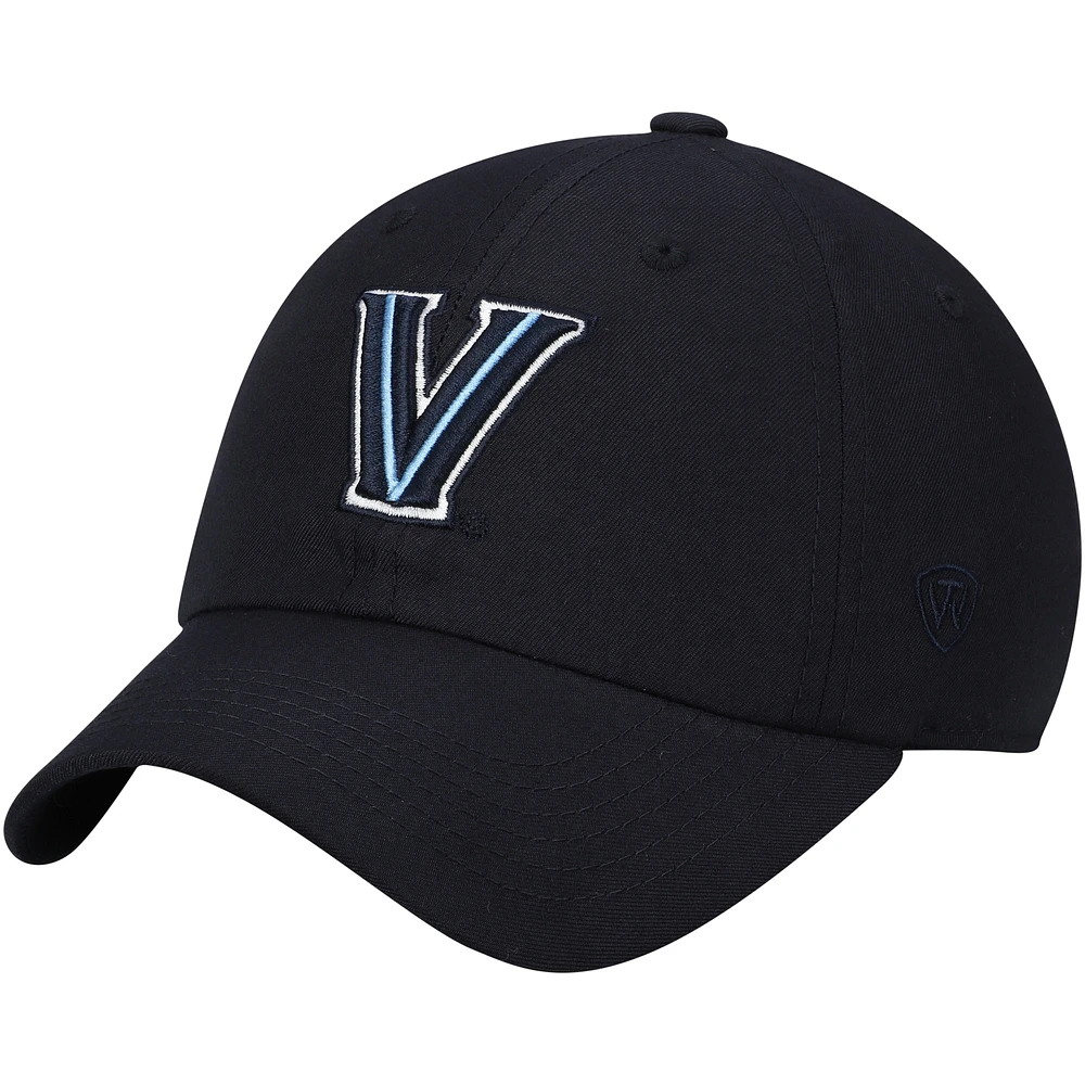 Casquette ajustable Top of the World des Wildcats de Villanova bleu marine avec logo principal pour homme