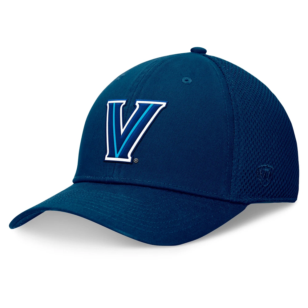 Casquette Spacer Flex Top of the World bleu marine pour homme Villanova Wildcats