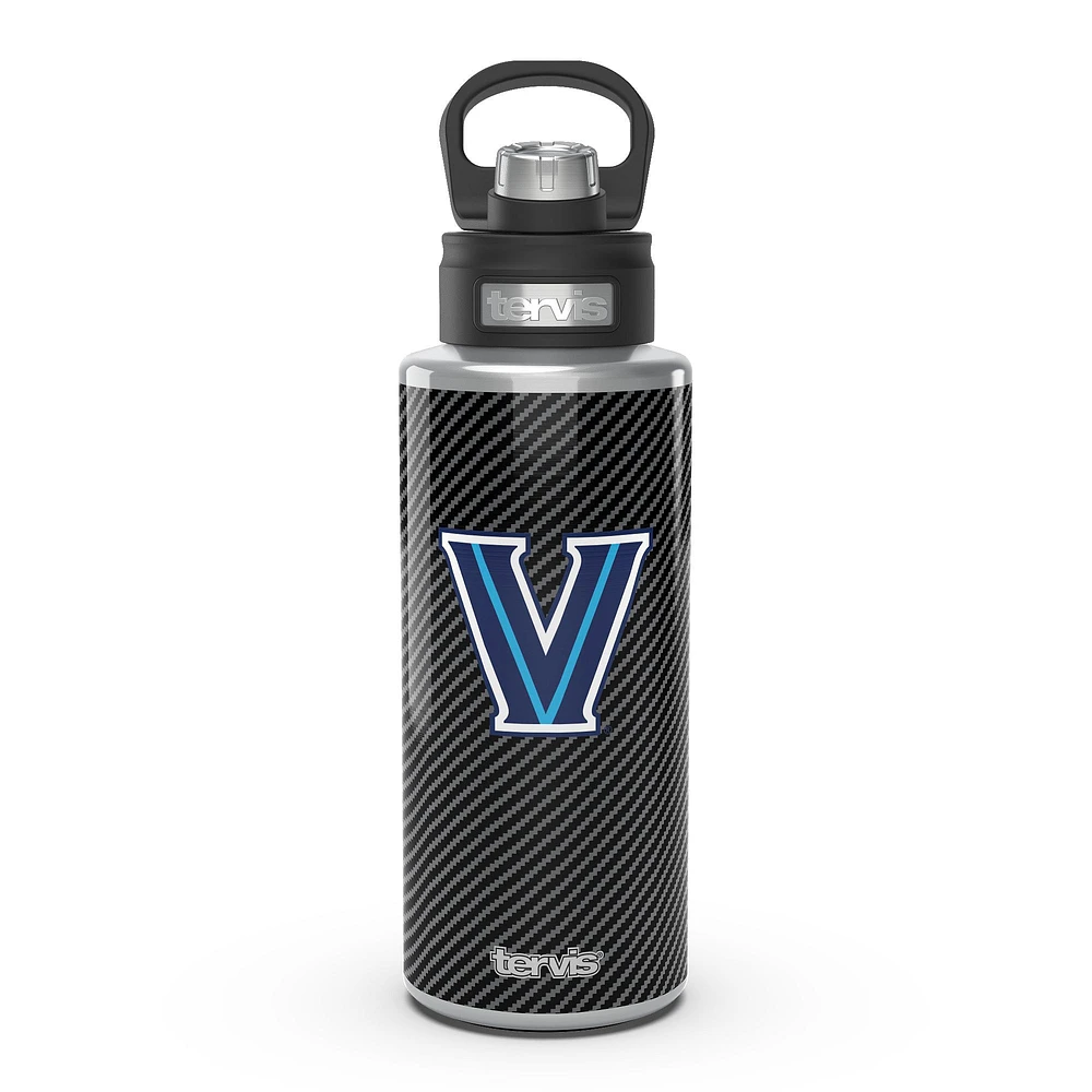 Tervis Villanova Wildcats 32oz. Bouteille d'eau à large goulot en fibre de carbone