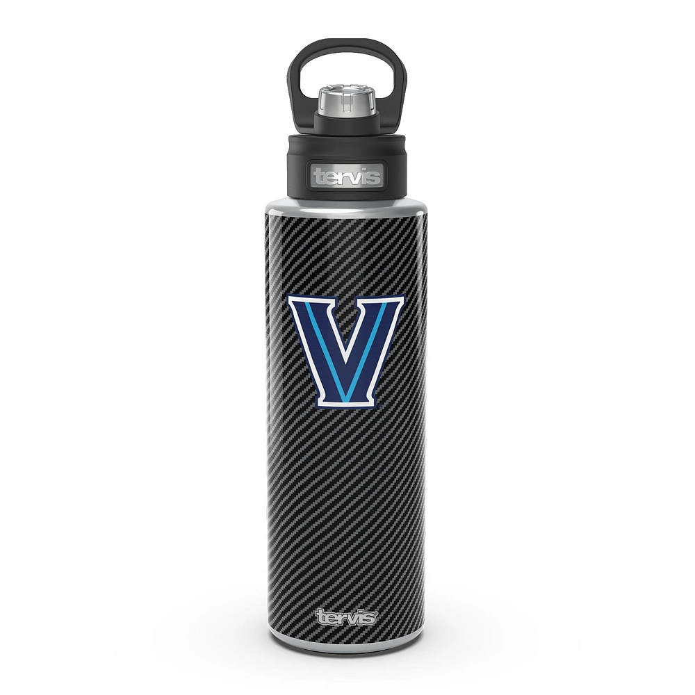 Tervis Villanova Wildcats 40oz. Bouteille d'eau à large goulot en fibre de carbone