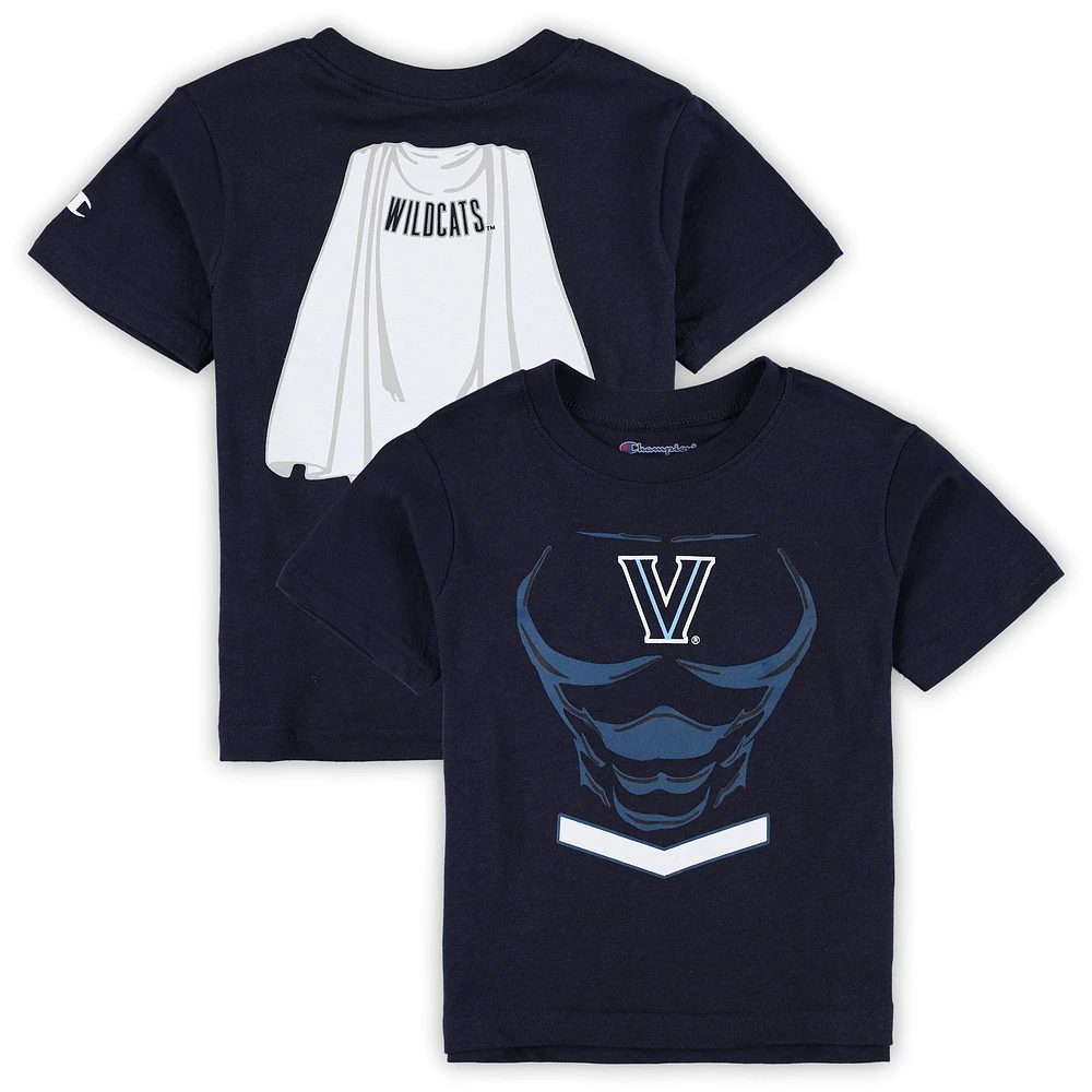 T-shirt Super Hero Villanova Wildcats Champion bleu marine pour tout-petits