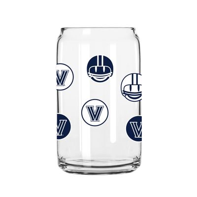 Villanova Wildcats 16oz. Smiley Can Glass