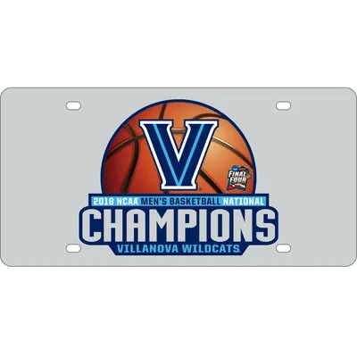 Villanova Wildcats 2018 NCAA Men's Basketball National Champions Inlaid License Plate