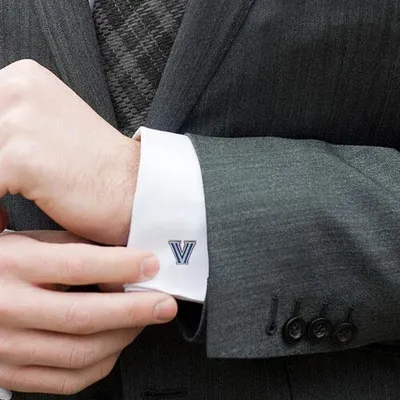 Villanova Wildcats Silver-Plated Logo Cufflinks