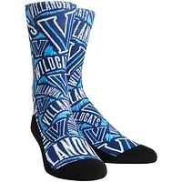 Chaussettes Rock Em Femme Villanova Wildcats Logo Sketch Crew Chaussettes