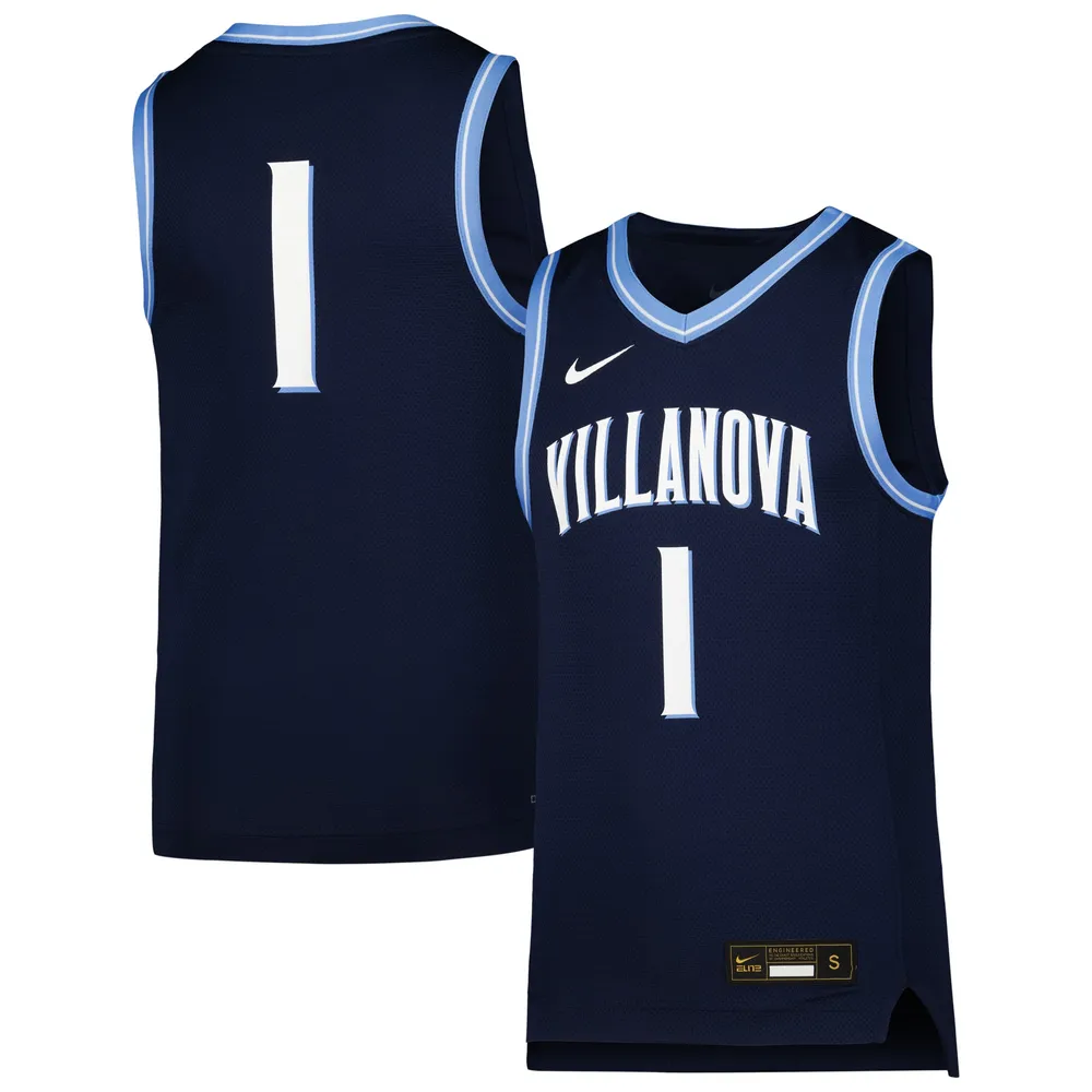 Men's Nike #1 White Villanova Wildcats Replica Basketball Jersey