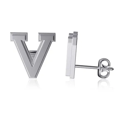 Virginia Cavaliers Dayna Designs Team Logo Silver Post Earrings