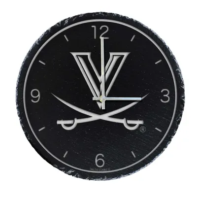 Virginia Cavaliers 12'' Slate Clock - Gray