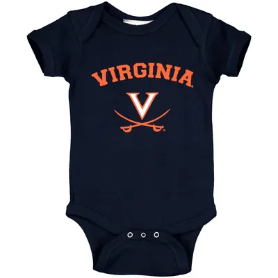 Infant Navy Virginia Cavaliers Arch & Logo Bodysuit