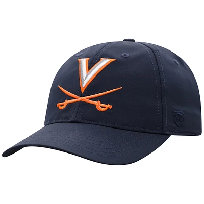 Men's Top of the World  Navy Virginia Cavaliers Victory Trainer Adjustable Hat