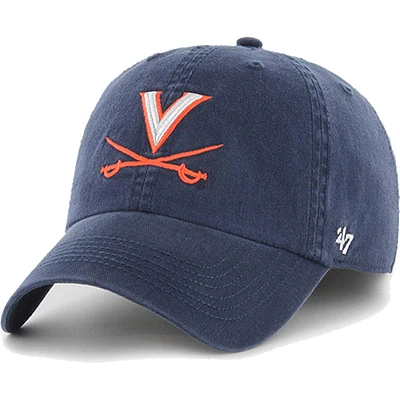 Casquette ajustée '47 Navy Virginia Cavaliers Franchise pour hommes