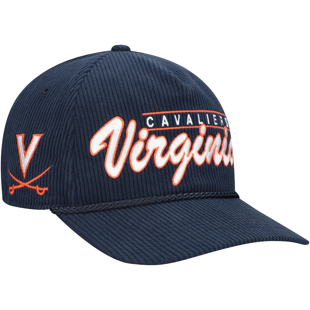 Men's '47 Navy Virginia Cavaliers Gridiron Double Header Hitch Adjustable Hat