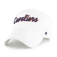 Casquette ajustable « 47 » pour homme, modèle Virginia Cavaliers Vault Clean Up blanc