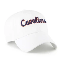 Casquette ajustable « 47 » pour homme, modèle Virginia Cavaliers Vault Clean Up blanc
